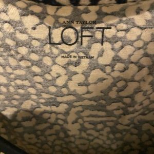 Loft leopard print tank